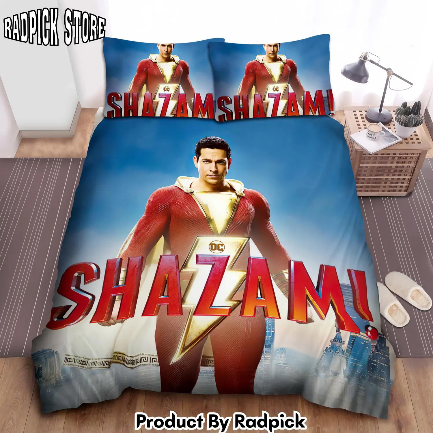 Radpick shazam bed sheets spread comforter duvet cover bedding sets rp3272341